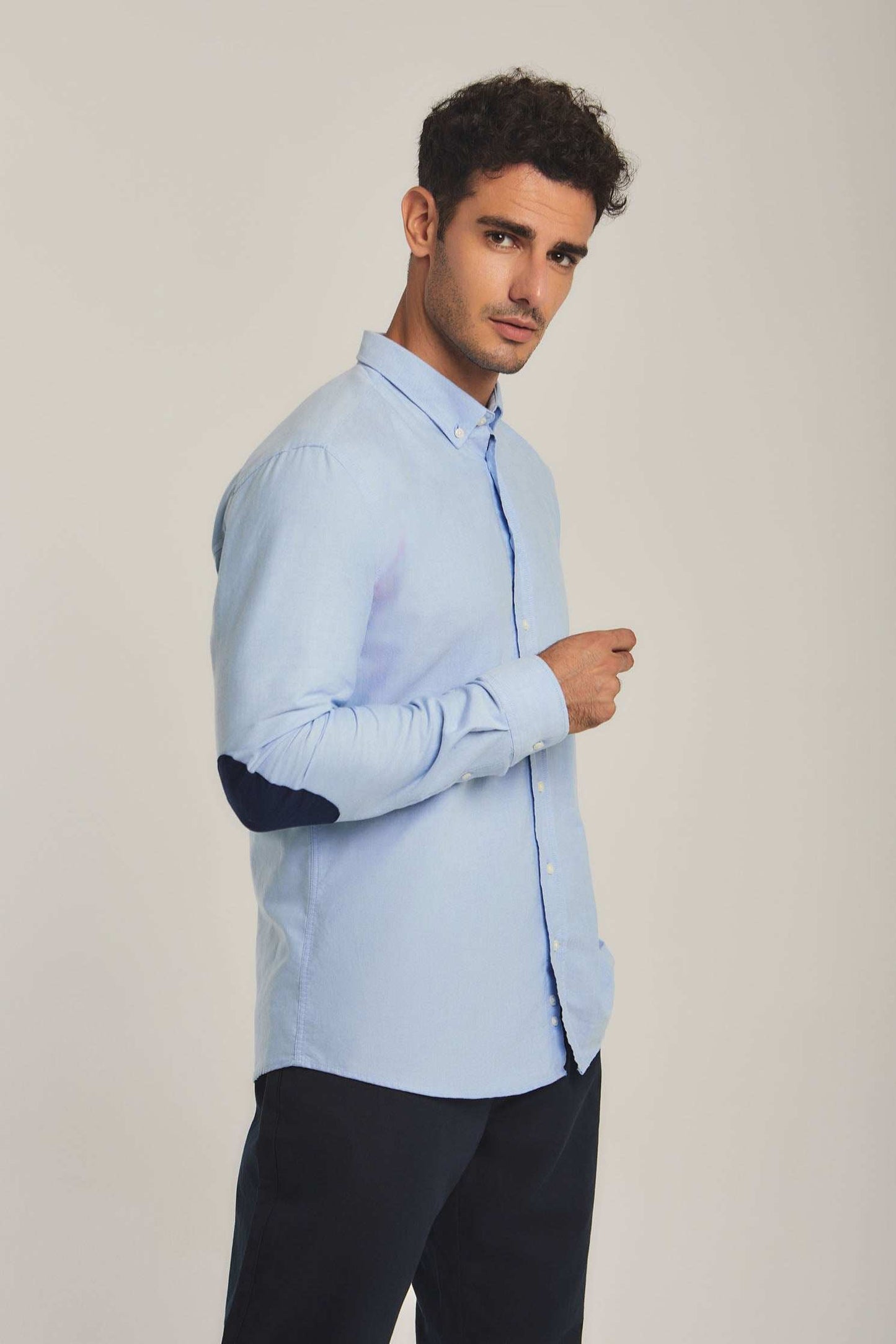 Men Slim Fit Shirt - Blue