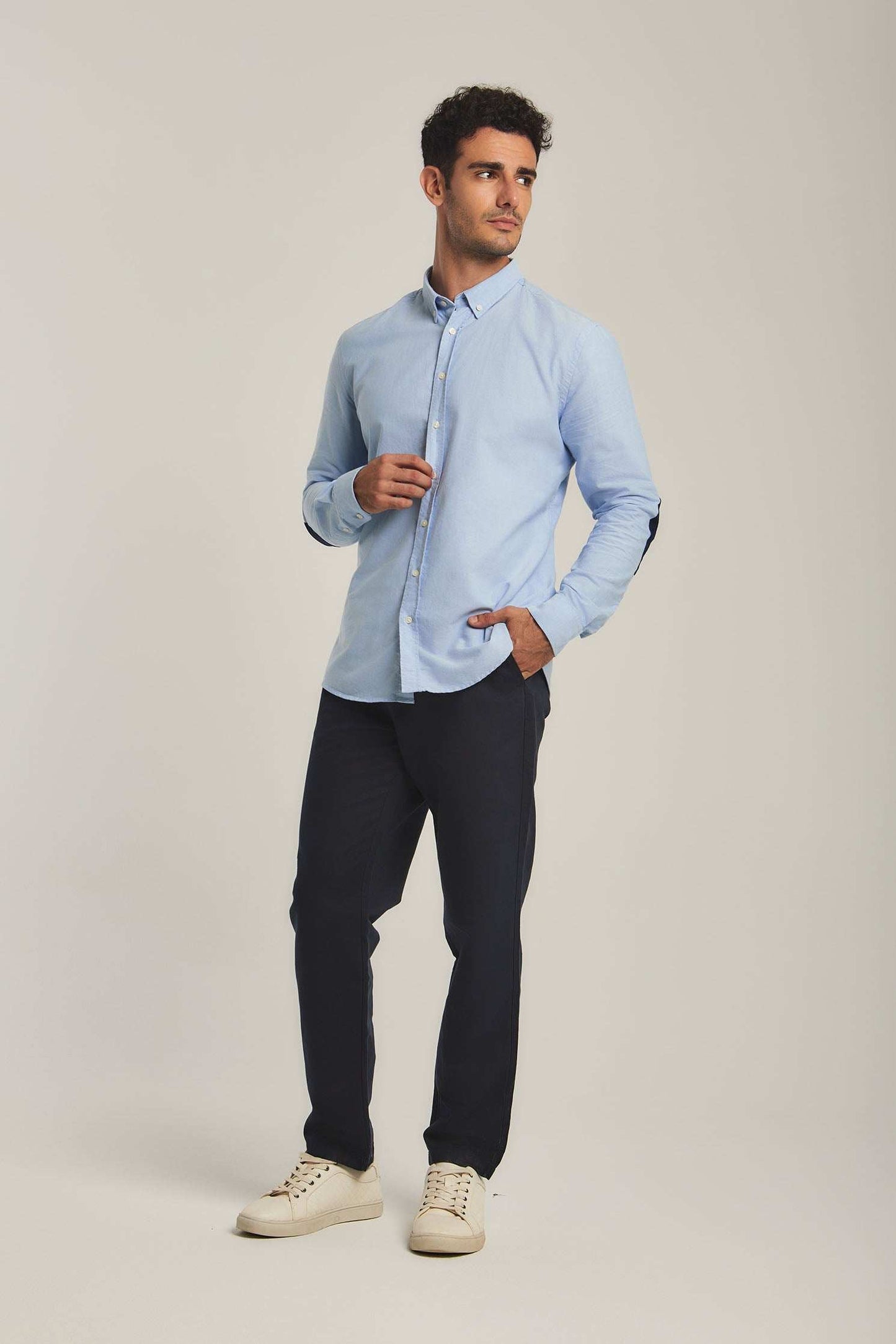 Men Slim Fit Shirt - Blue