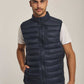 Men Regular Fit Vest - Navy