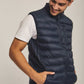 Men Regular Fit Vest - Navy