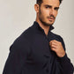 Men Regular Fit Pullover - Navy