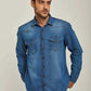 Men Regular Fit Shirt - Blue