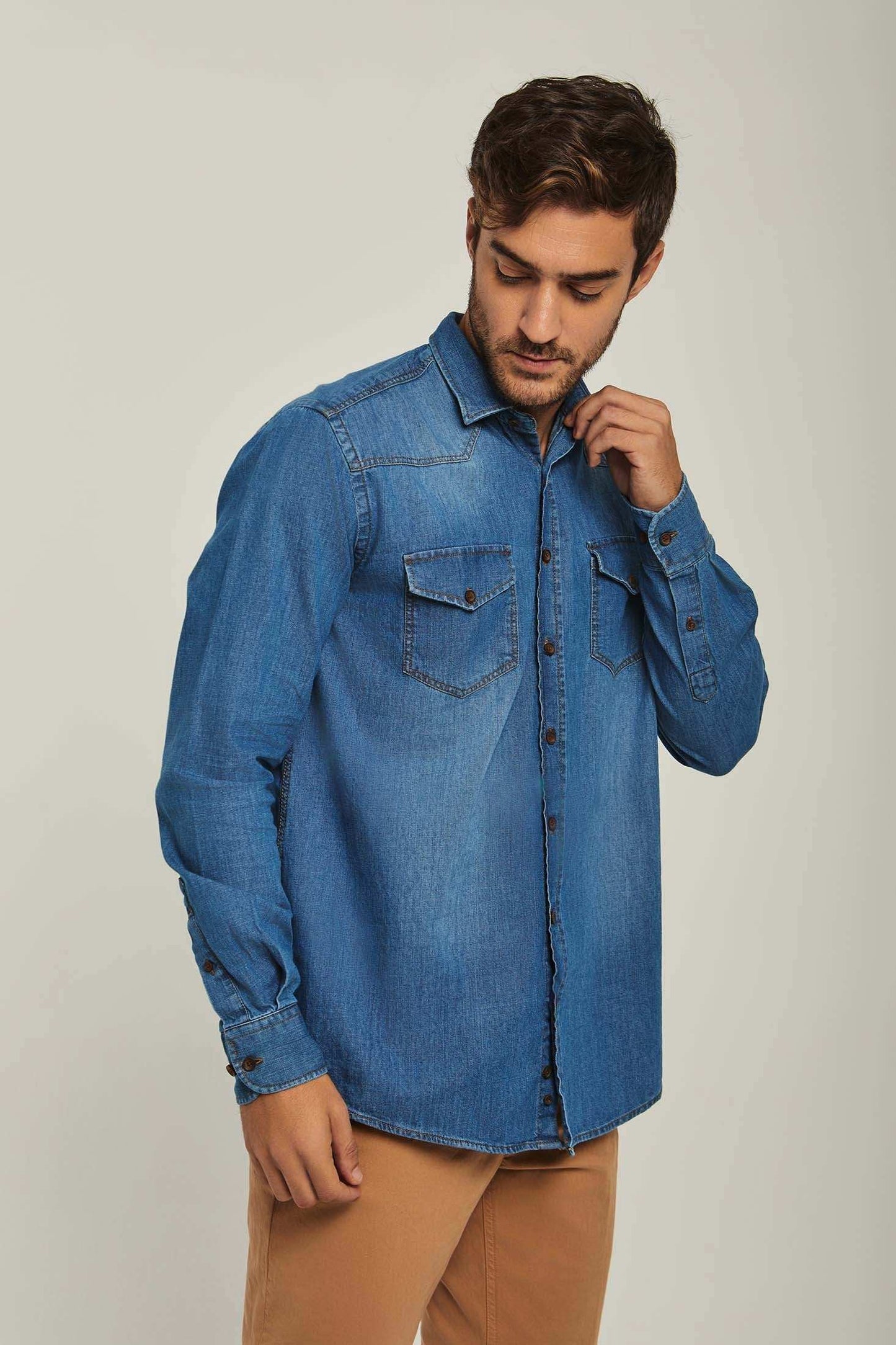 Men Regular Fit Shirt - Blue