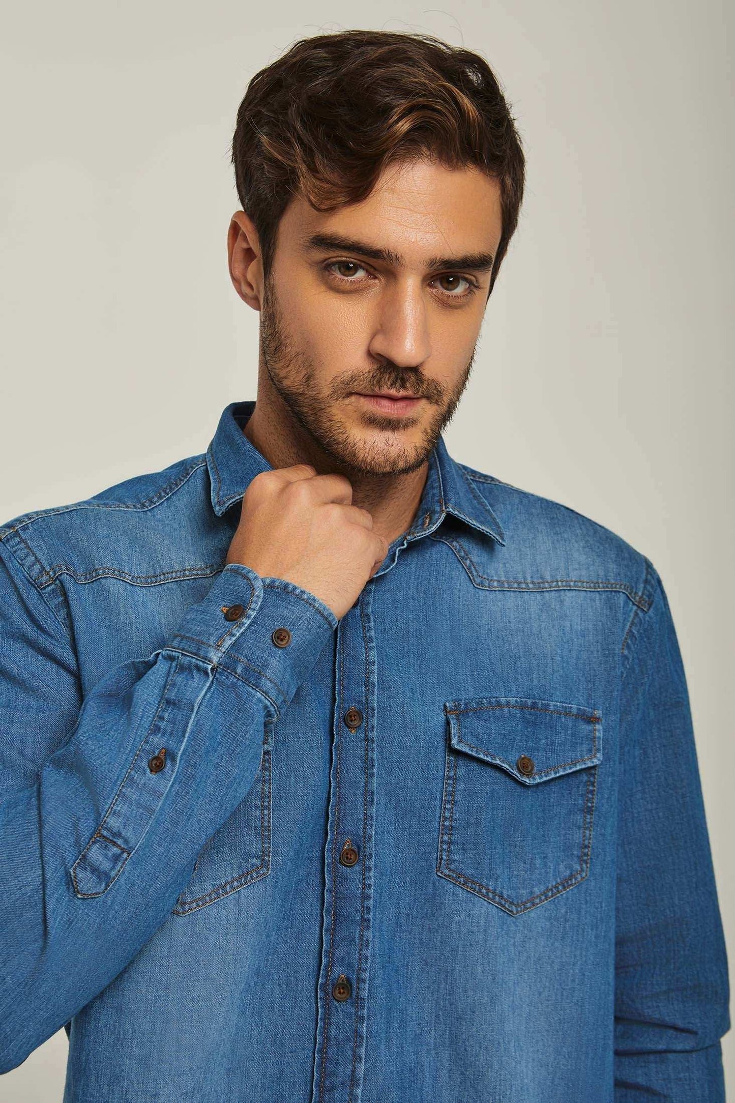 Men Regular Fit Shirt - Blue