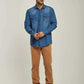 Men Regular Fit Shirt - Blue