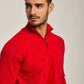 Men Regular Fit Pullover - Red