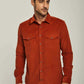 Men Slim Fit Shirt - Orange