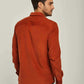 Men Slim Fit Shirt - Orange