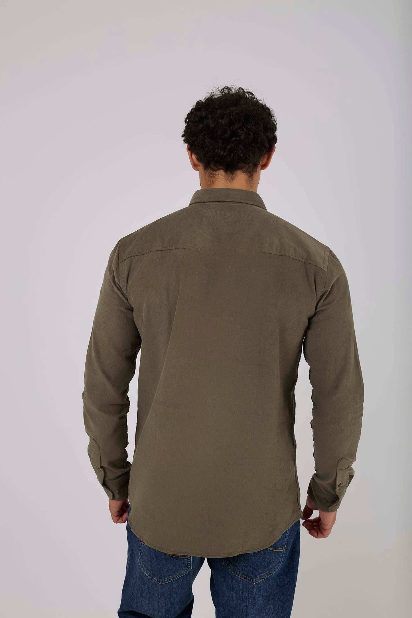 Men Slim Fit Shirt - Green