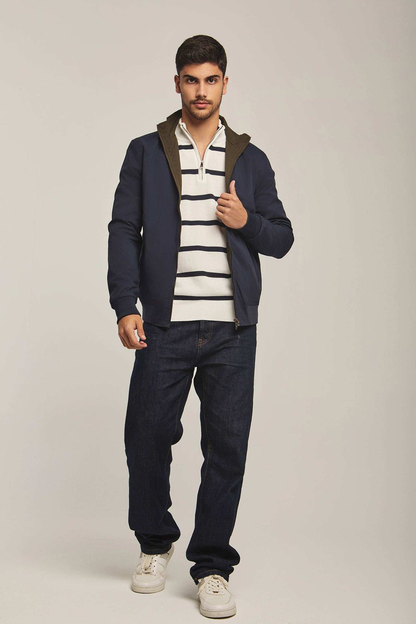 Men Regular Fit Jacket - Navy