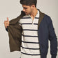 Men Regular Fit Jacket - Navy