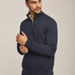Men Regular Fit Jacket - Navy