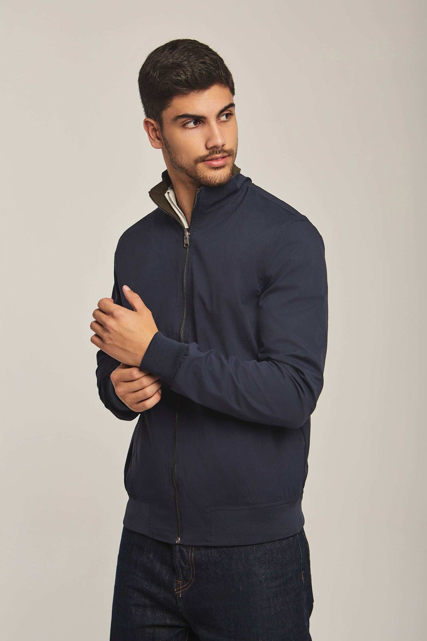 Men Regular Fit Jacket - Navy