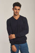 Men Regular Fit Pullover - Navy