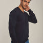 Men Regular Fit Pullover - Navy