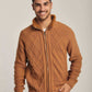 Men Regular Fit Cardigan - Brown