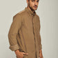 Men Regular Fit Shirt - Brown