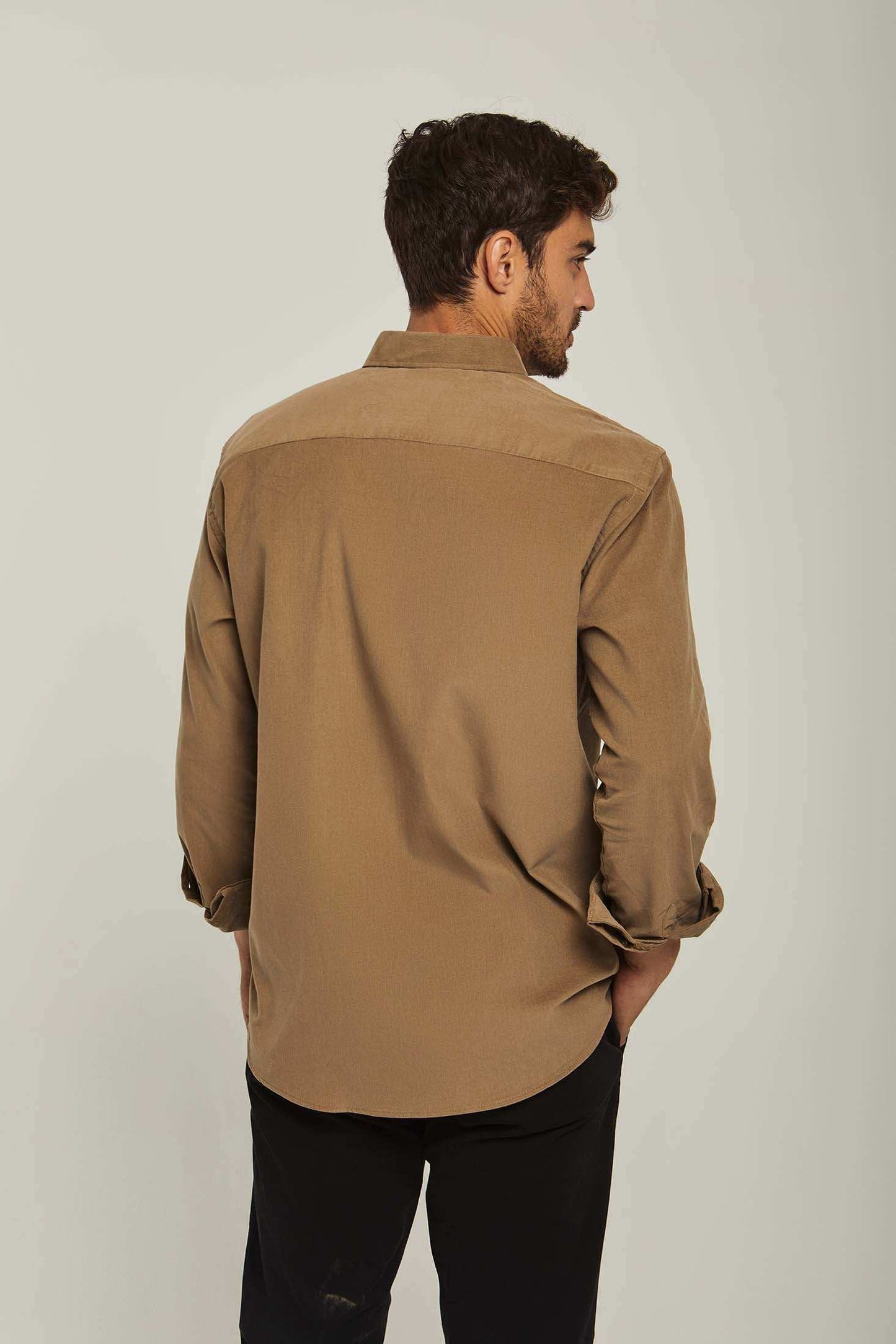 Men Regular Fit Shirt - Brown
