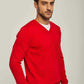Men Regular Fit Pullover - Red