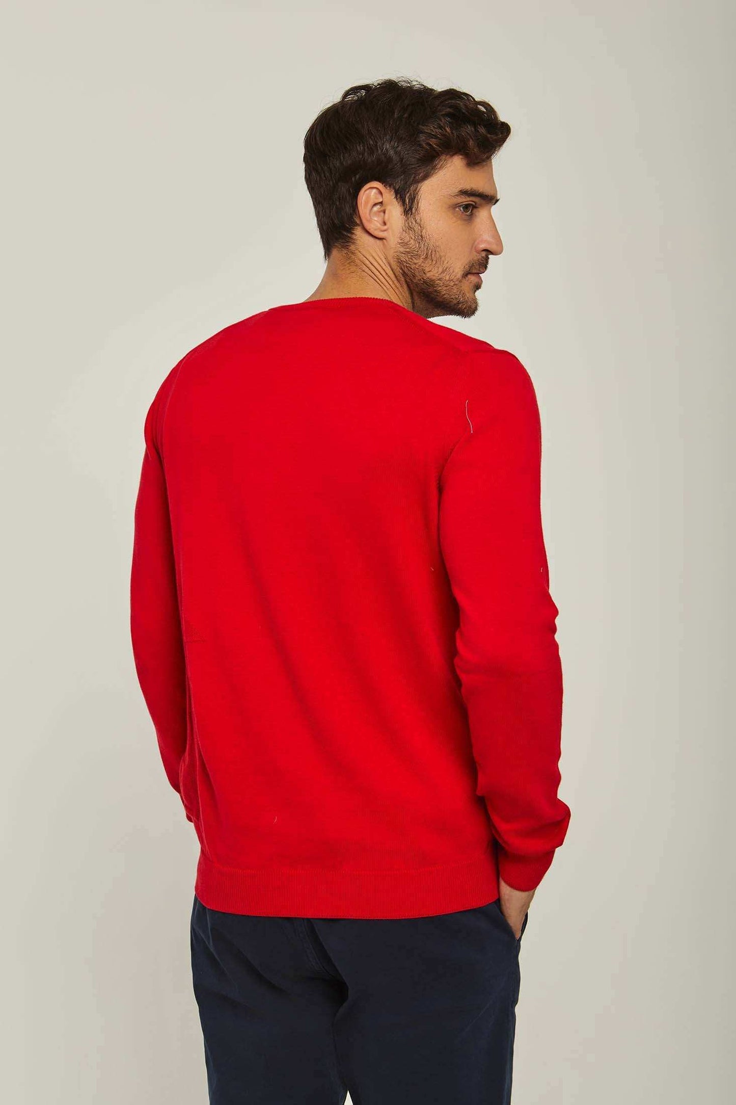 Men Regular Fit Pullover - Red