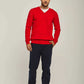Men Regular Fit Pullover - Red