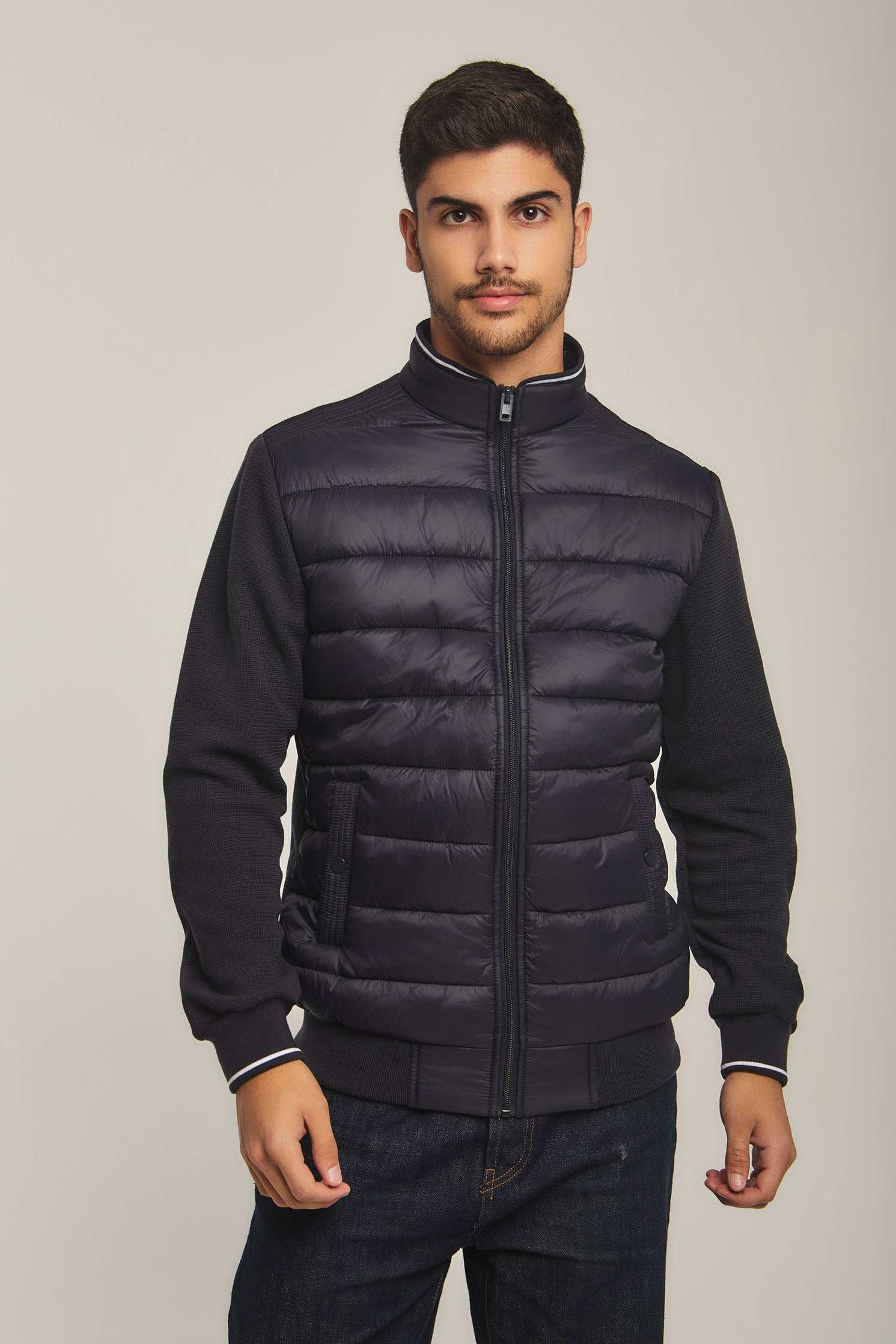 Men Regular Fit Jacket - Navy