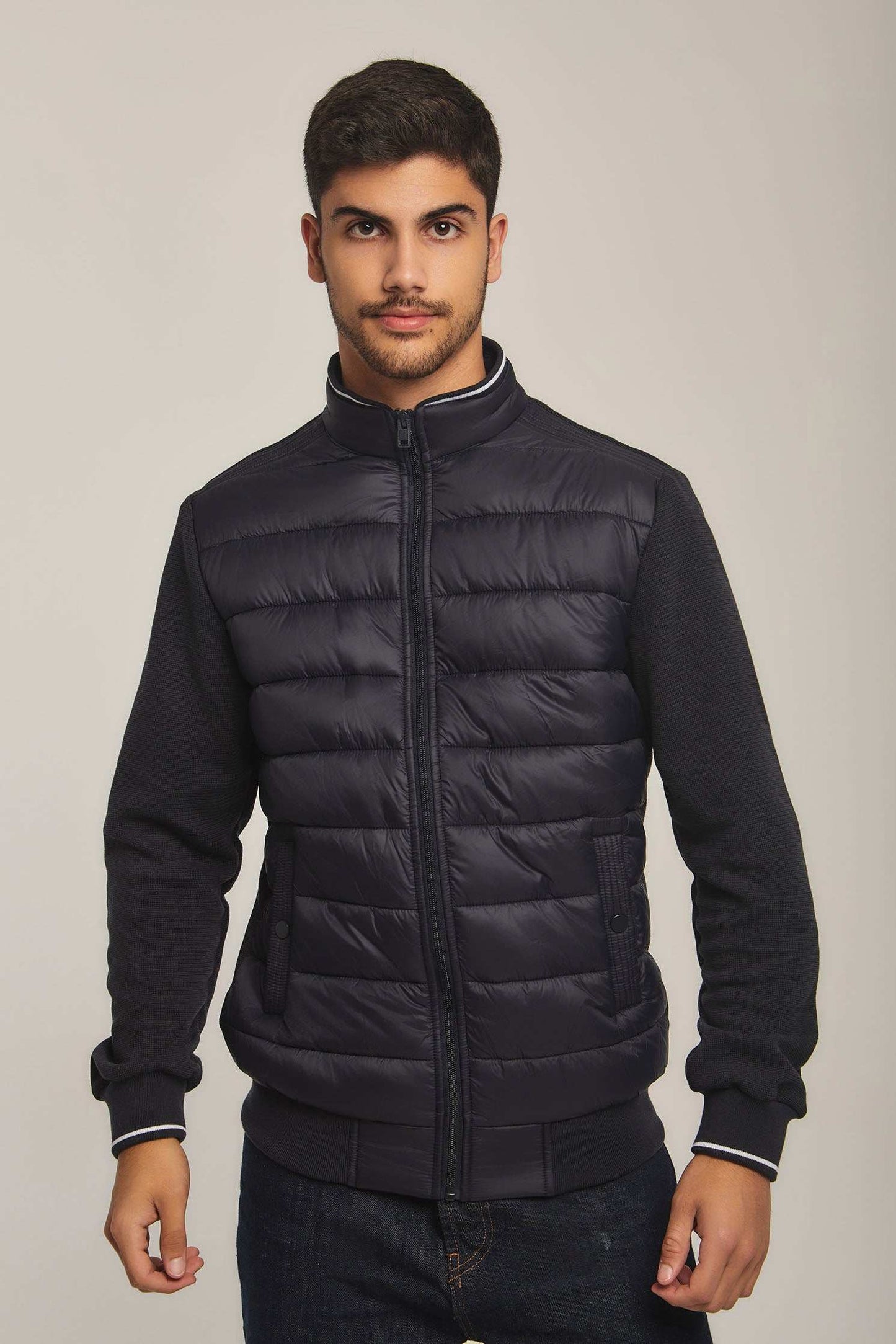 Men Regular Fit Jacket - Navy