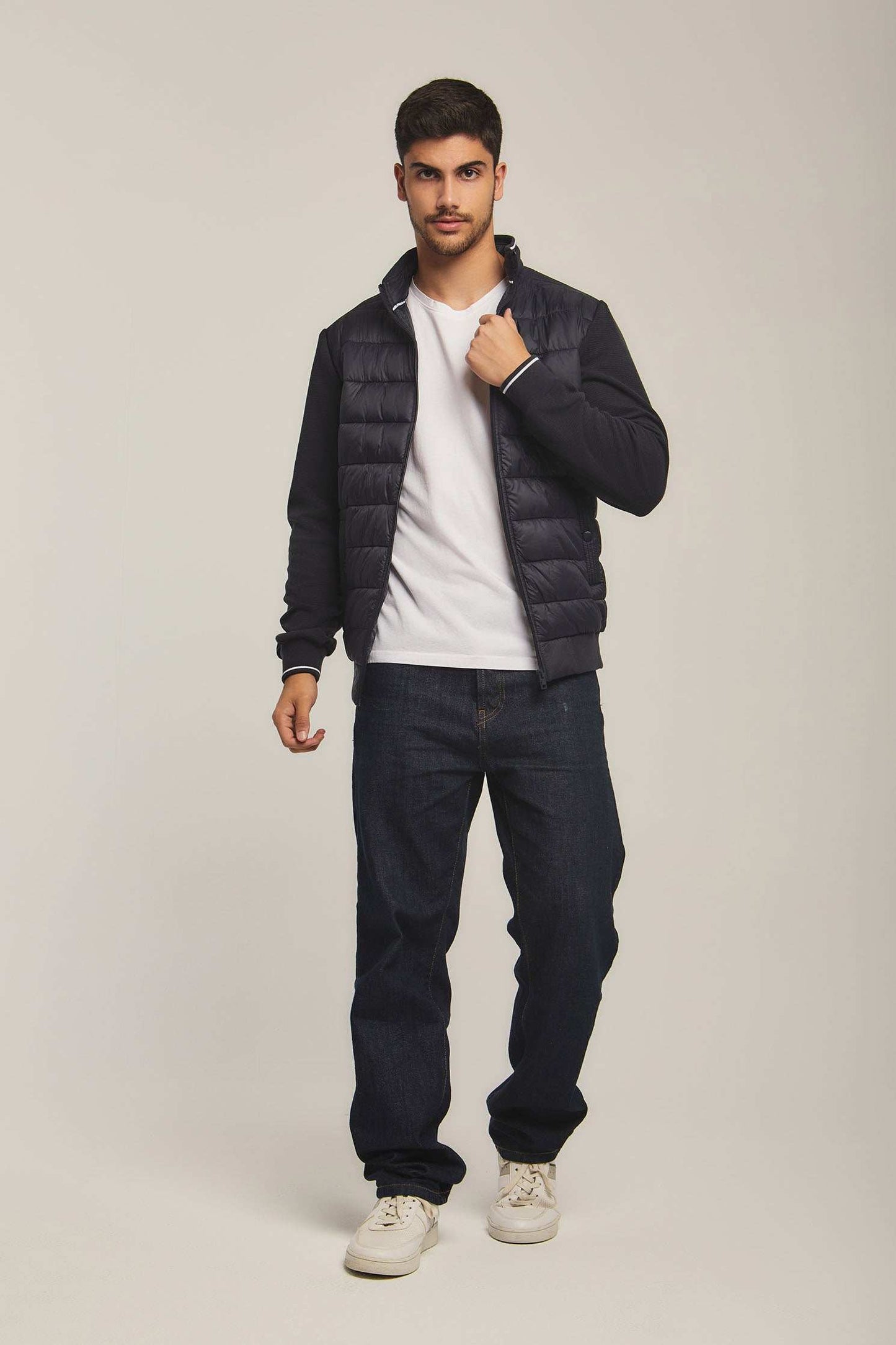 Men Regular Fit Jacket - Navy