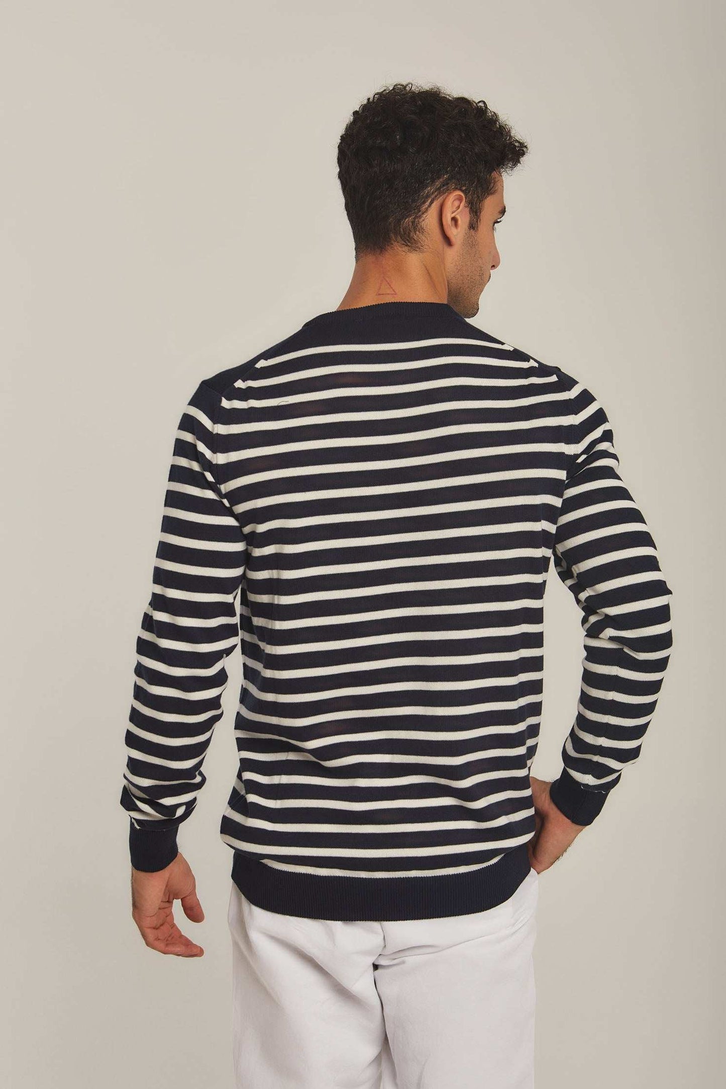 Men Regular Fit Pullover - Navy