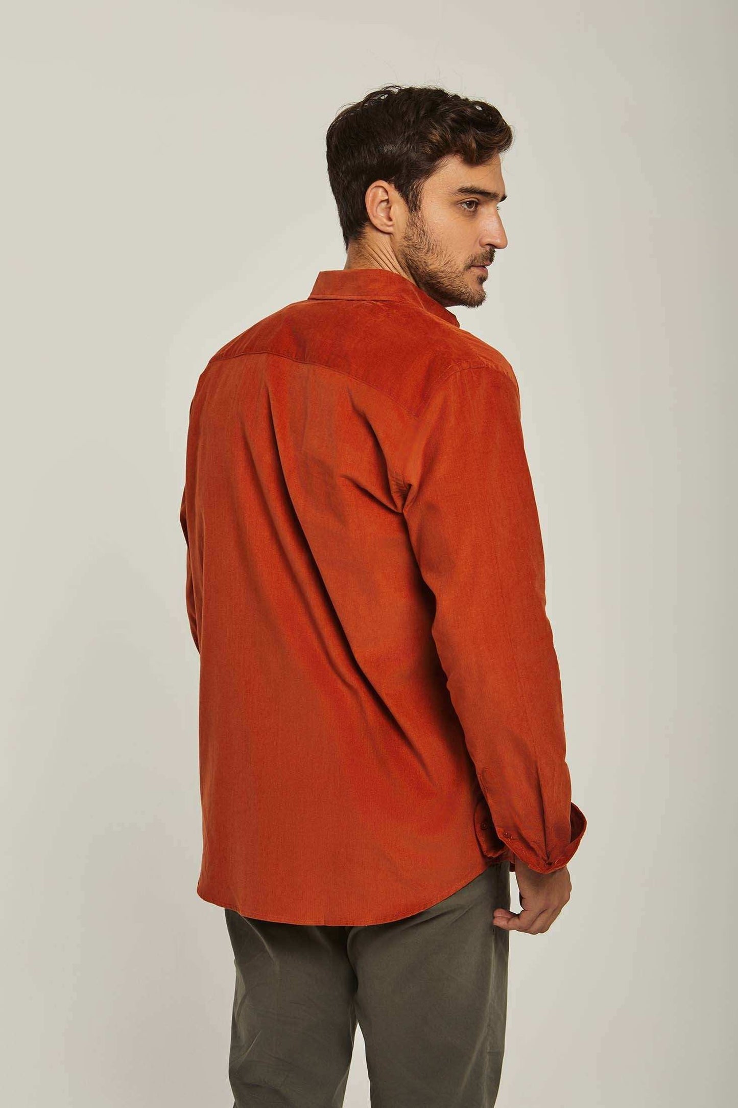 Men Regular Fit Shirt - Brown