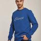 Men Regular Fit Sweat Shirt - Blue