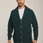 Men Regular Fit Cardigan - Green