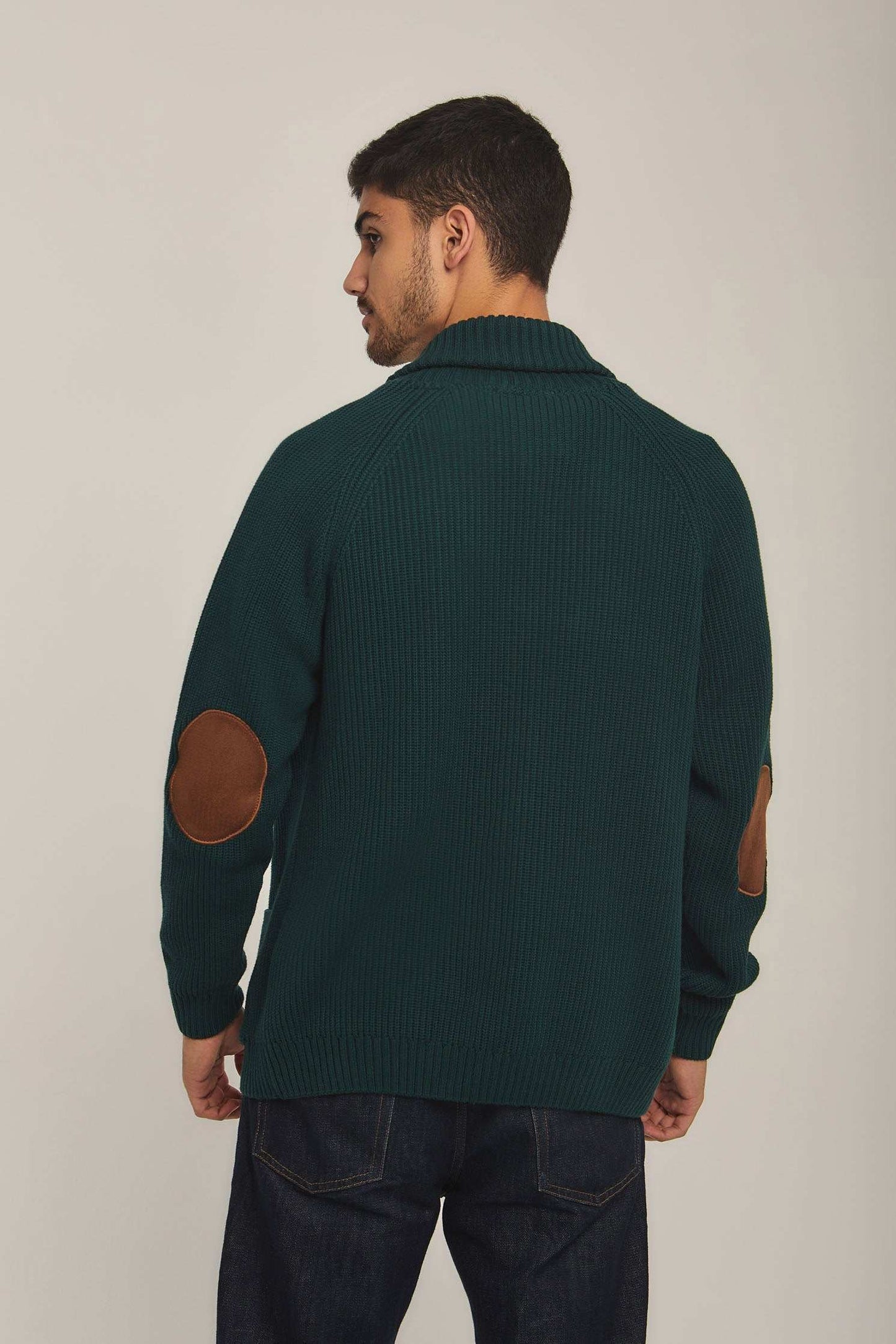 Men Regular Fit Cardigan - Green