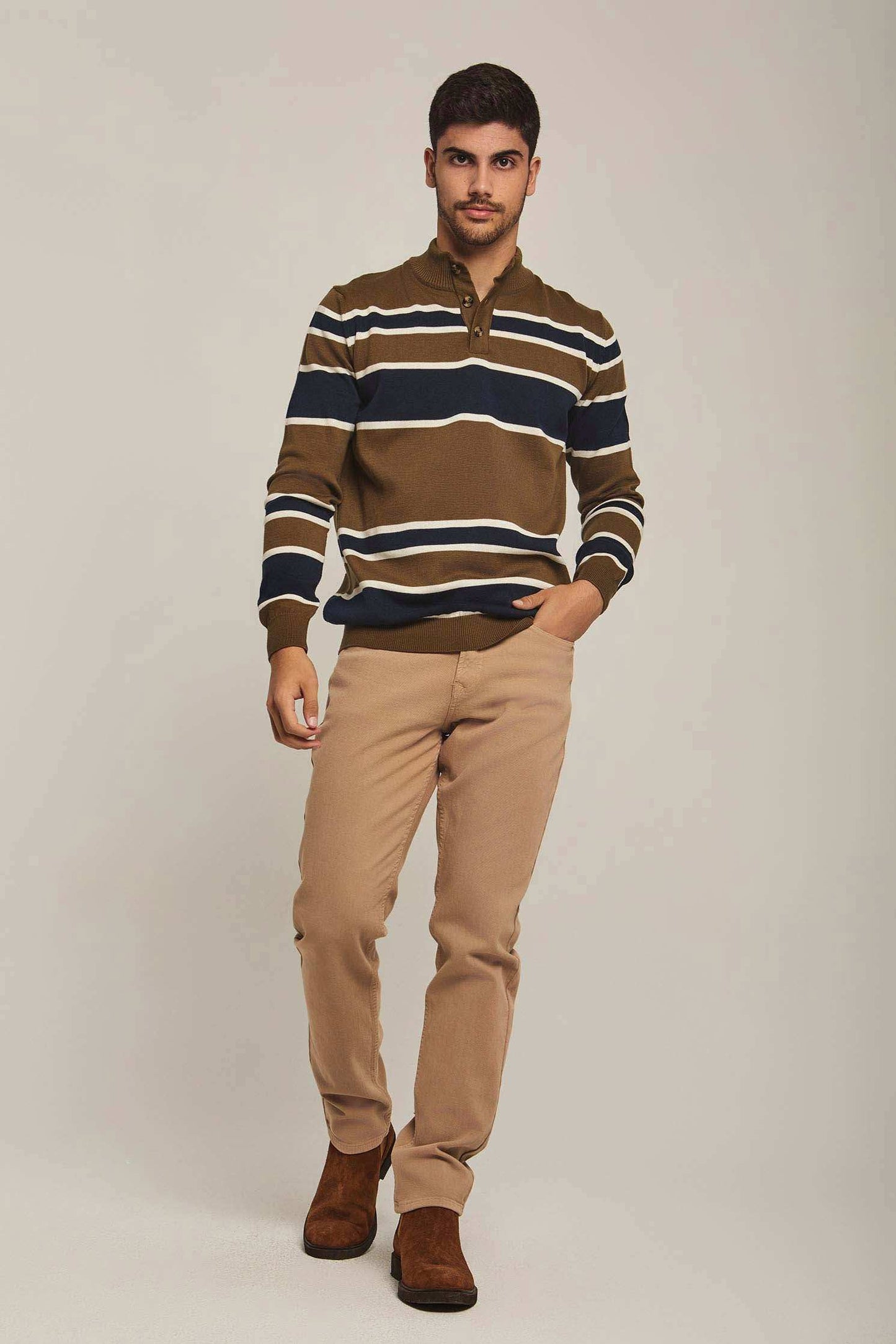 Men Regular Fit Pullover - Green