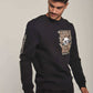 Men Regular Fit Sweat Shirt - Black