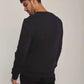 Men Regular Fit Sweat Shirt - Black
