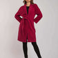 Women Regular Fit Coat - Red