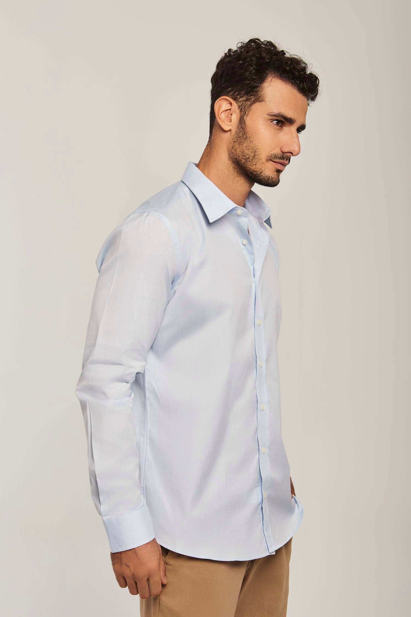 Men Slim Fit Shirt - Blue