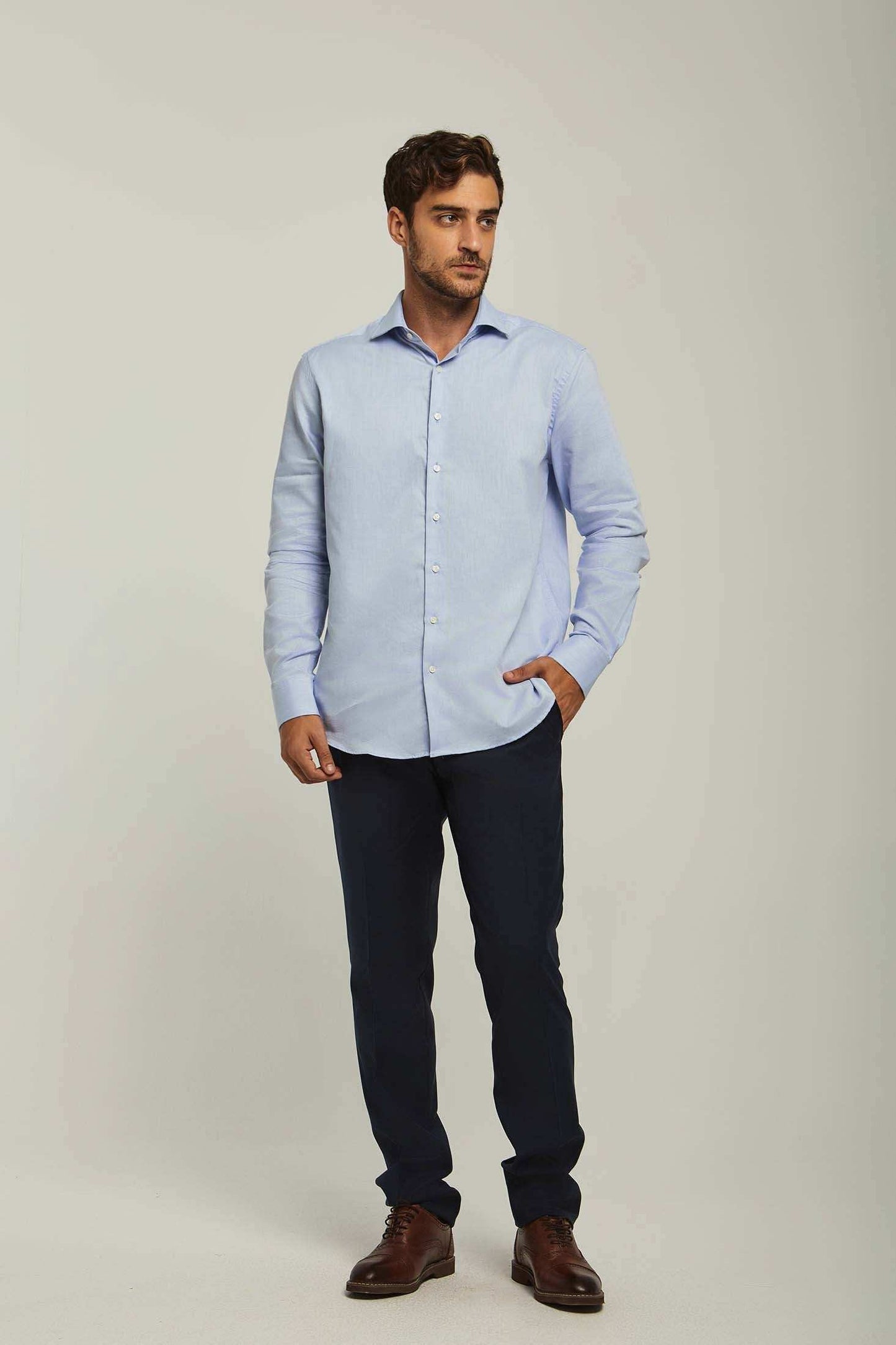 Men Regular Fit Shirt - Blue