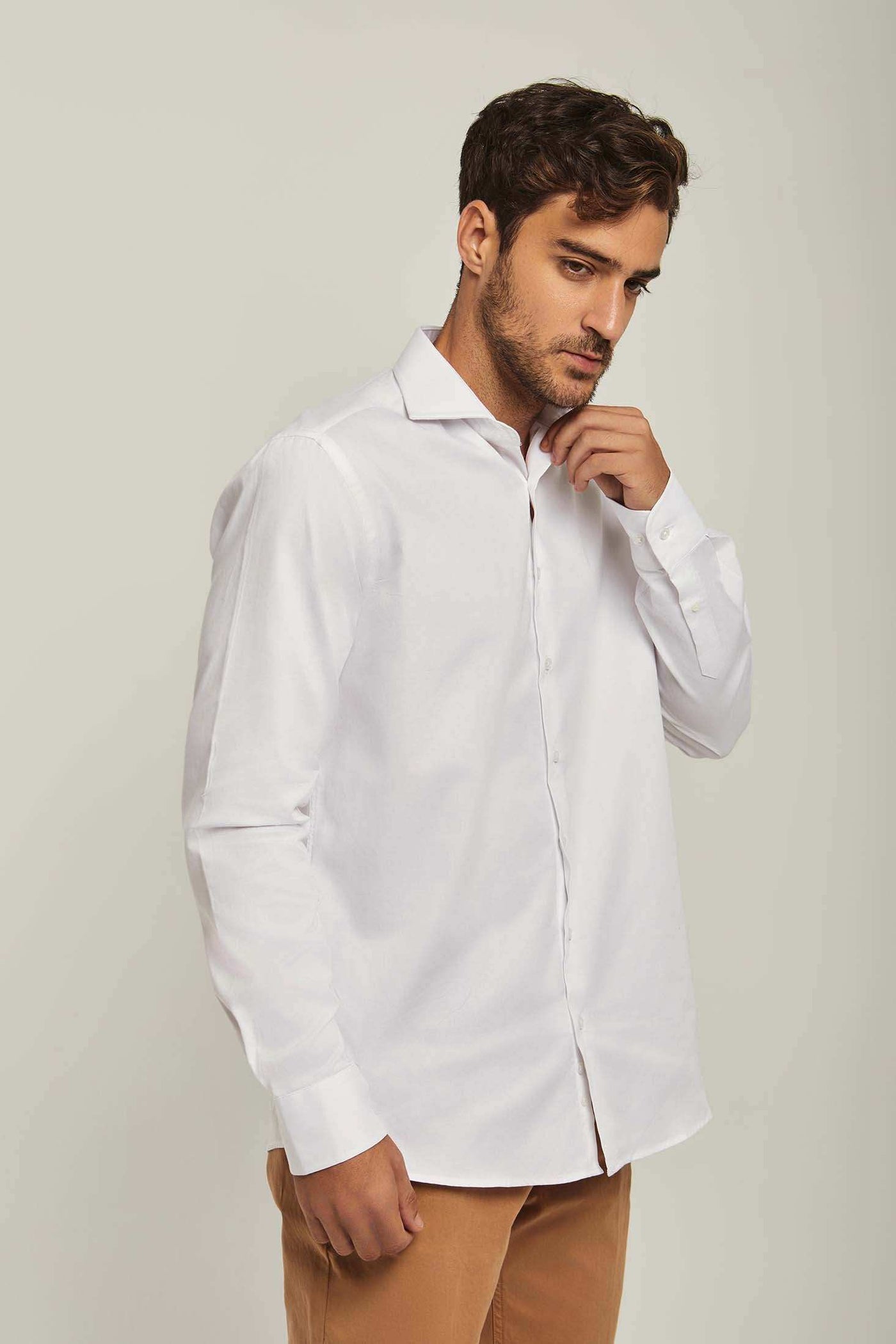 Men Regular Fit Shirt - White