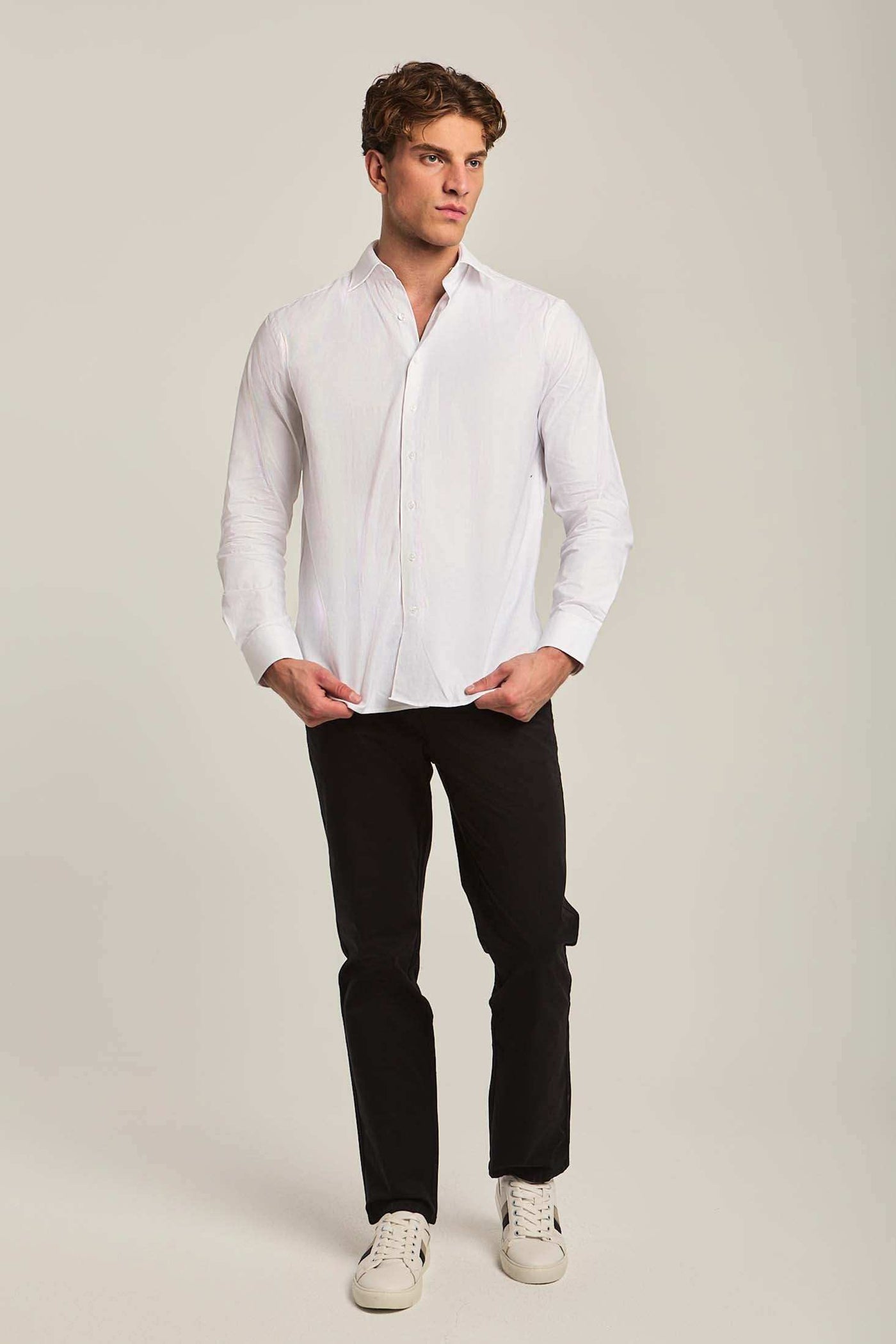 Men Regular Fit Shirt - White