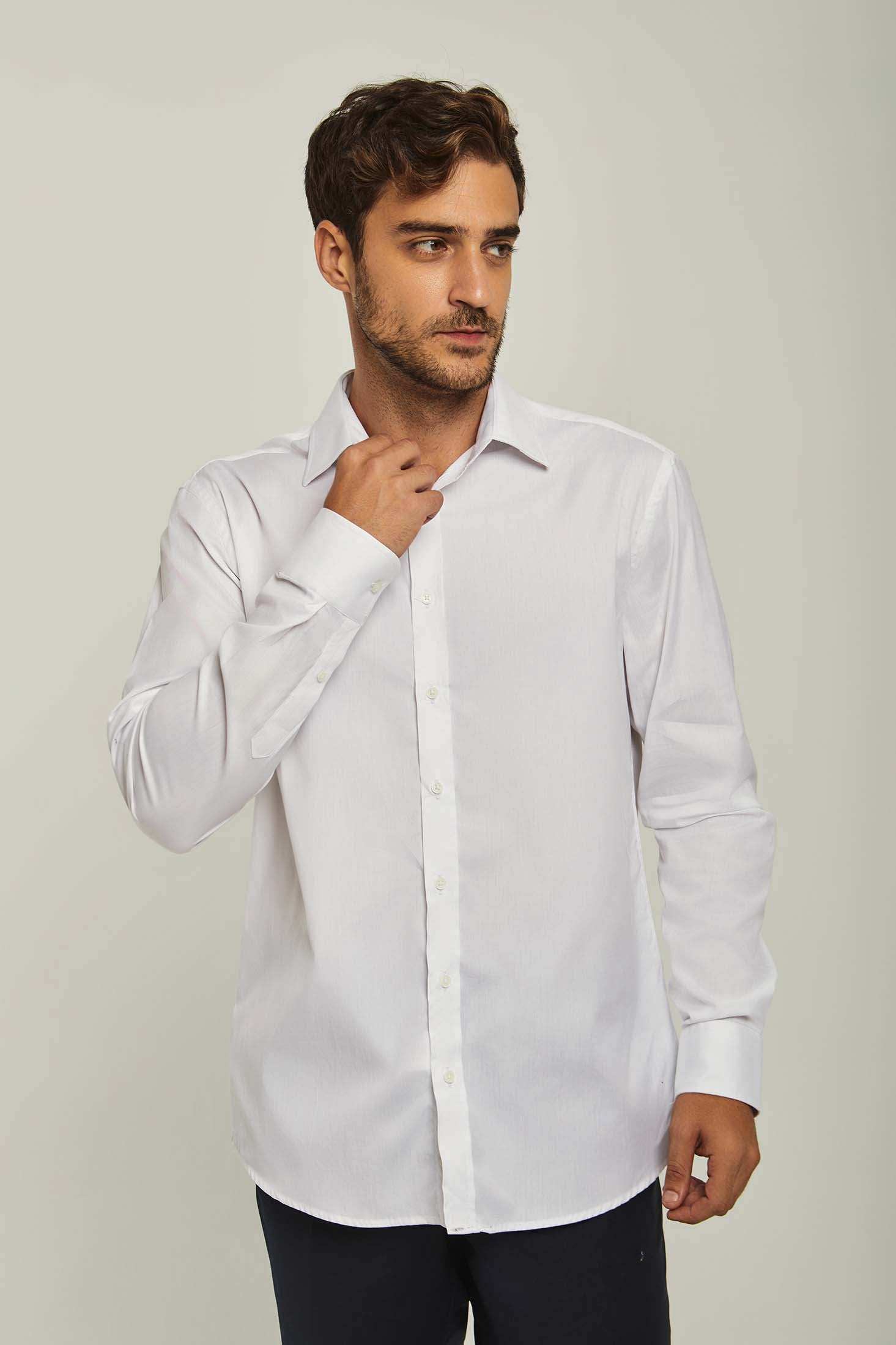 Men Regular Fit Shirt - White