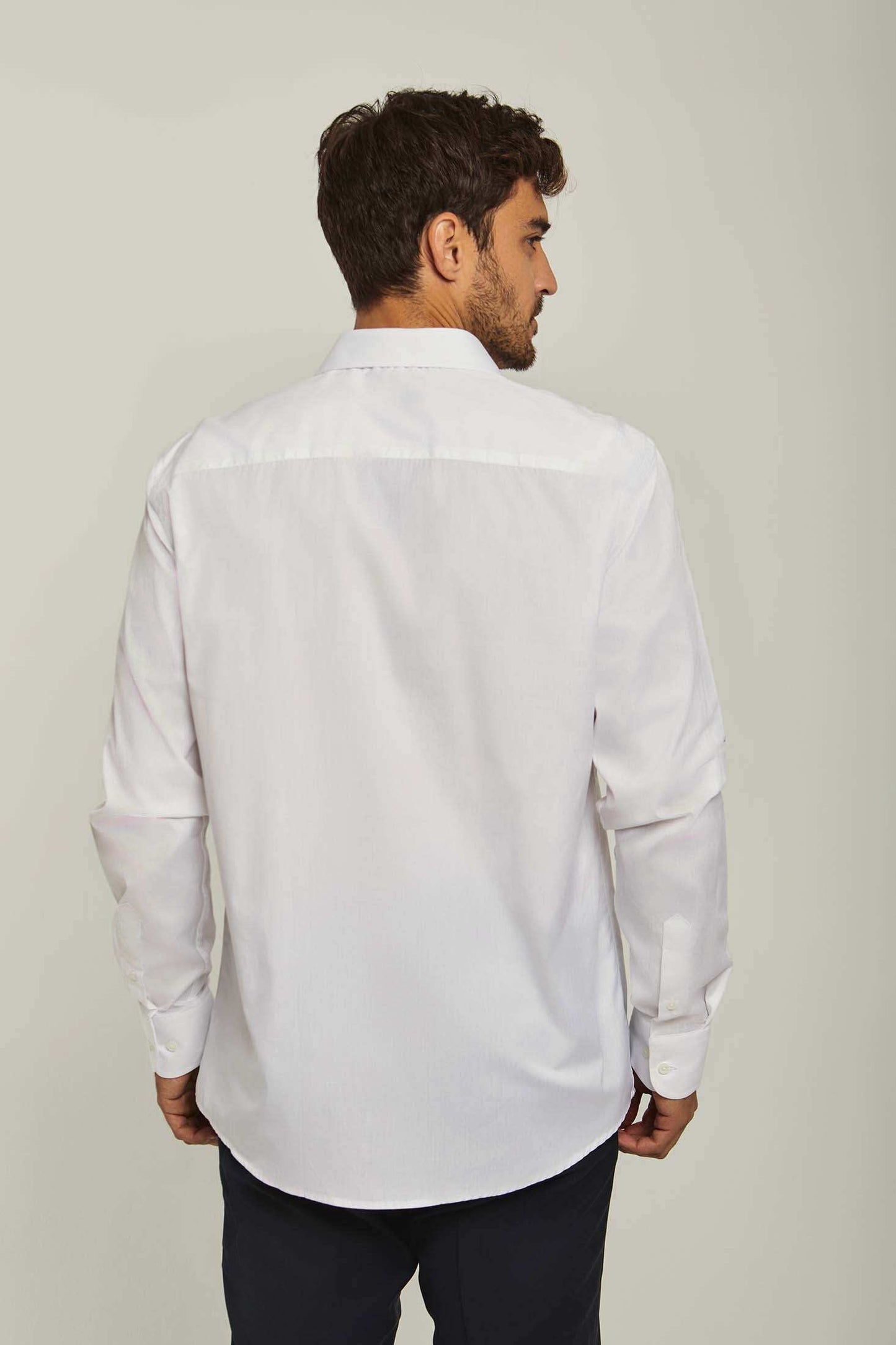 Men Regular Fit Shirt - White