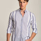 Men Regular Fit Shirt - Blue
