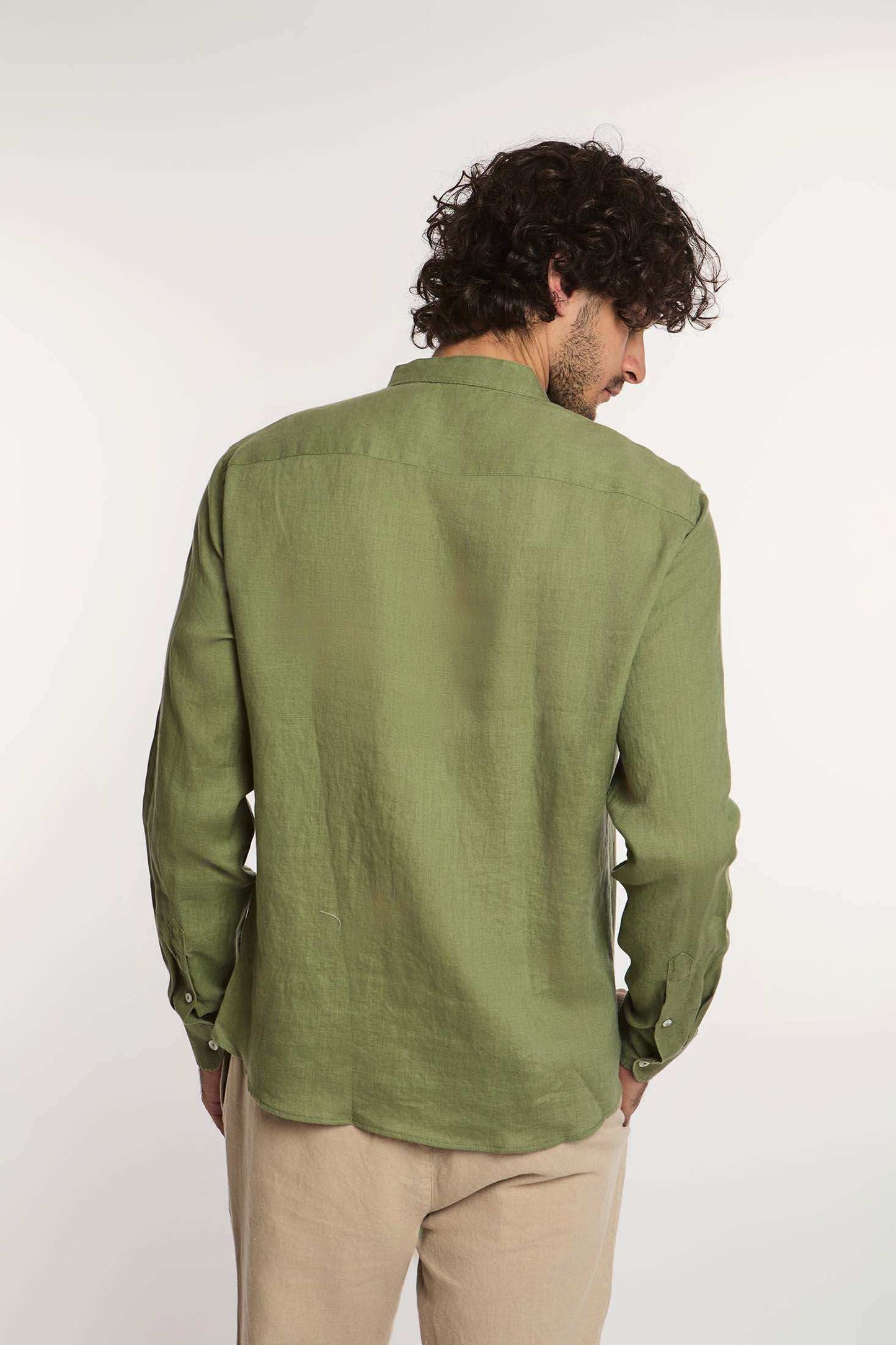 Men Slim Fit Shirt - Green