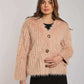 Women Regular Fit Fur - Pink