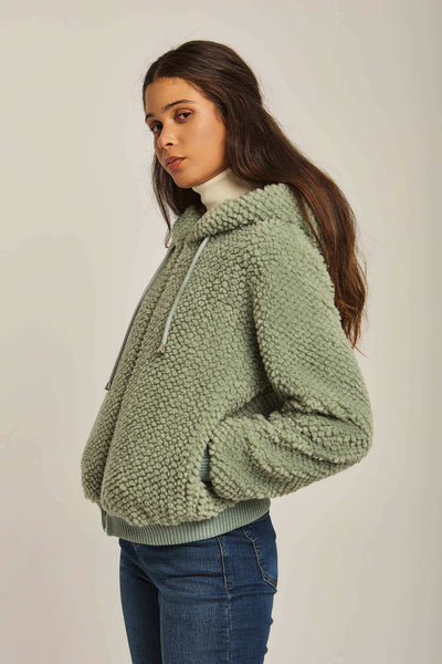 Women Regular Fit Fur - Green