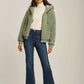 Women Regular Fit Fur - Green