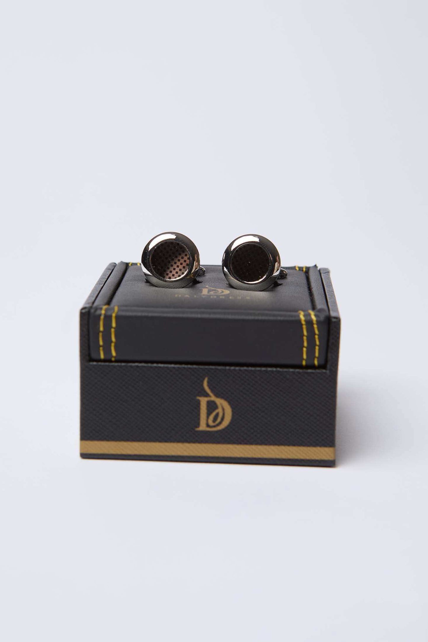 Men Regular Fit Cuff-Link - Silver
