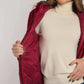 Women Regular Fit Fur - Burgundy